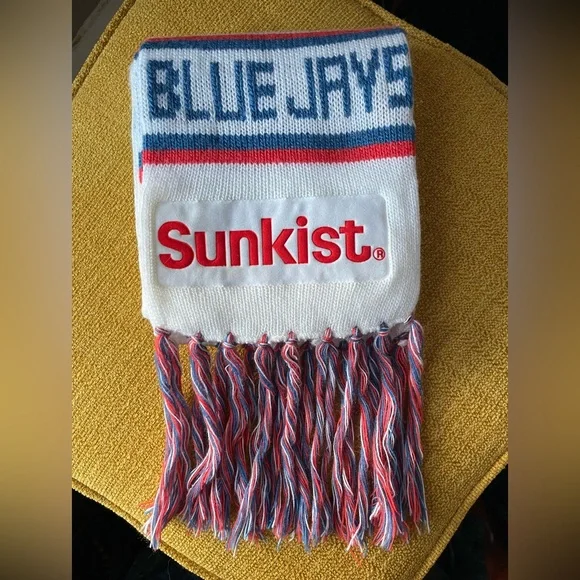 Vintage Blue Jays Sunkist Scarf - Picture 1 of 8